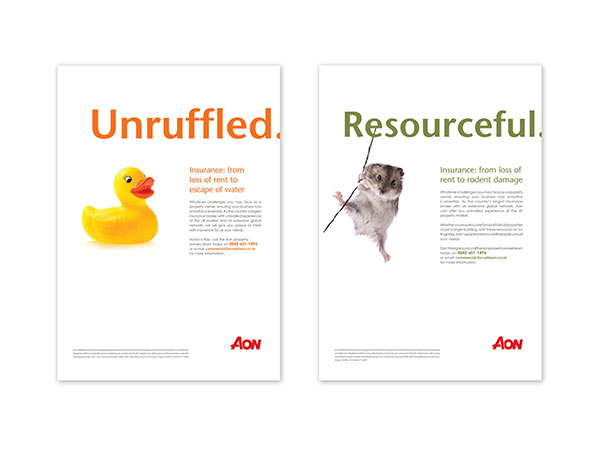 Aon - Magazine advertising