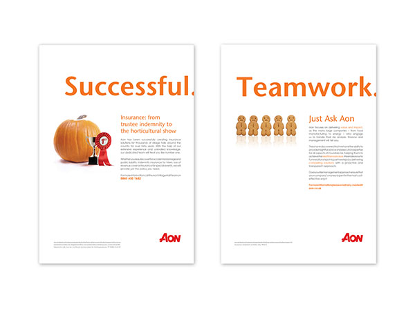 Aon - Magazine advertising