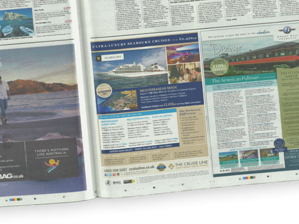 The Cruise Line - Newspaper Adverts